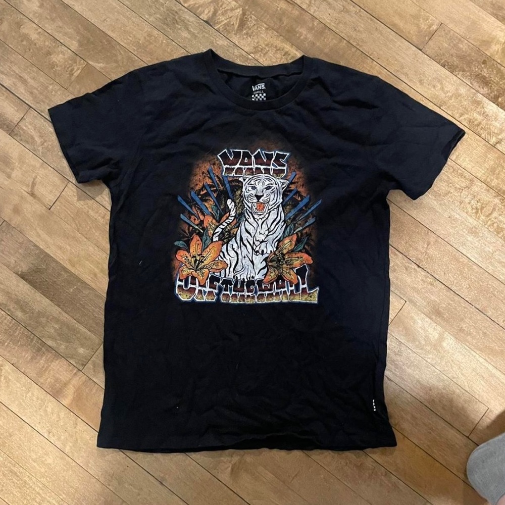 Vans Vintage Ed Hardy Inspired Tiger Tee Shirt
